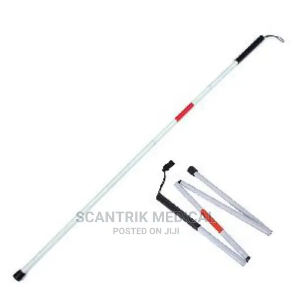 Foldable Cane Comfortable Reflective Walking Stick