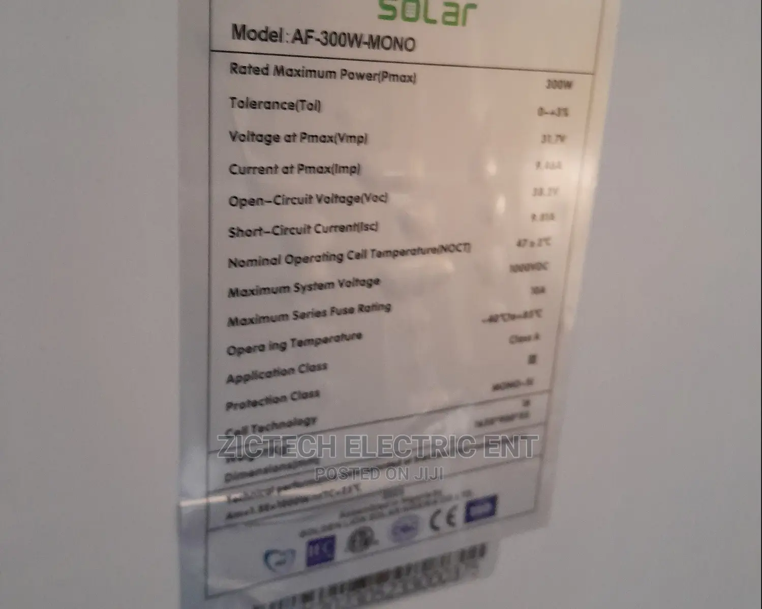 300w Half-Cell Monocrystalline Pv Solar Panel