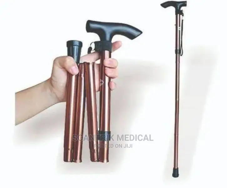 Foldable Walking Stick - Adjustable Lightweight With