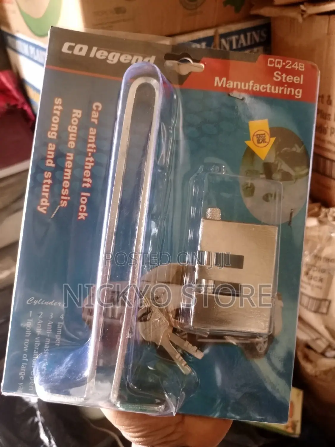 Alloy Steel Car Anti-Theft Brake Clutch Pedal Lock