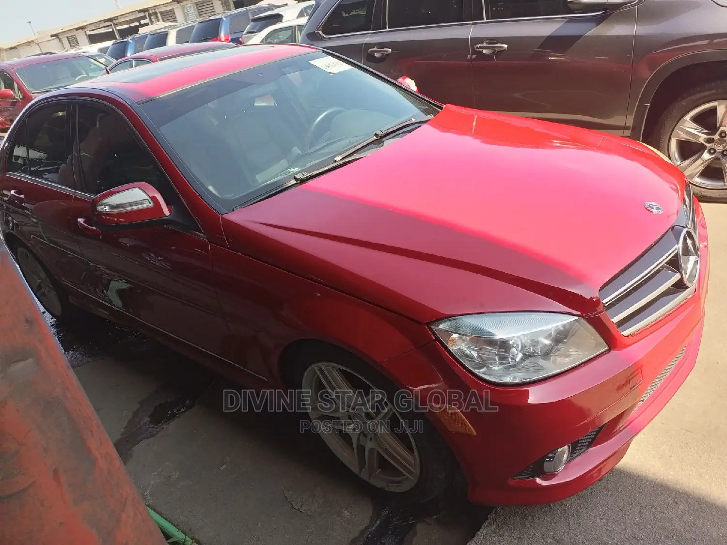 Mercedes-Benz C300 2010 Red