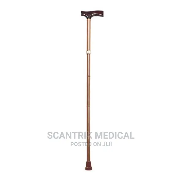 Foldable Walking Stick - Adjustabe With T- Handle