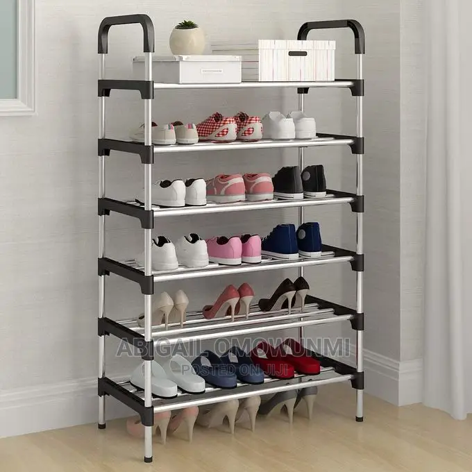 6 Layers Stainless Shoe Rack