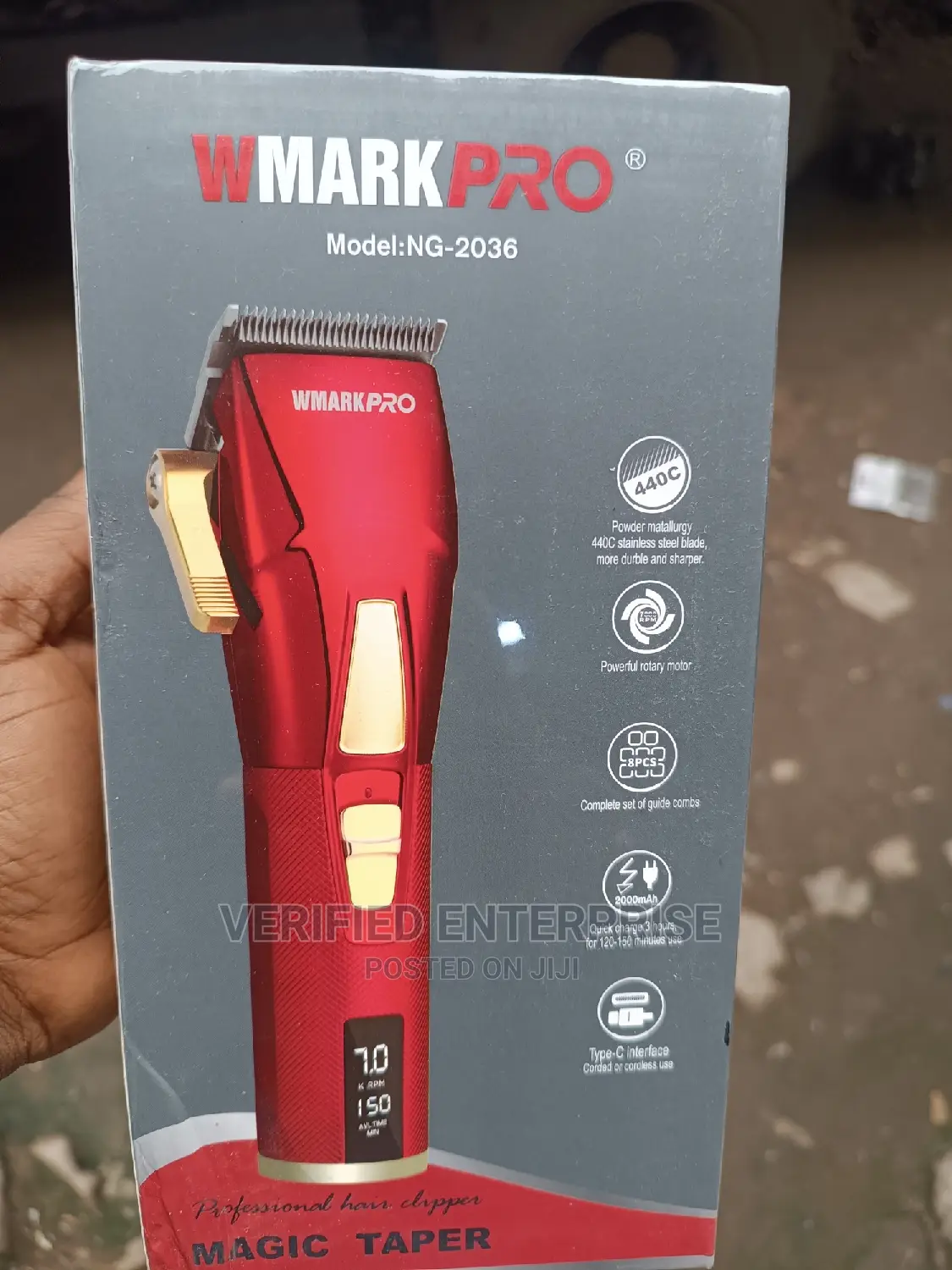 Wmark Pro Rechargeable Clipper