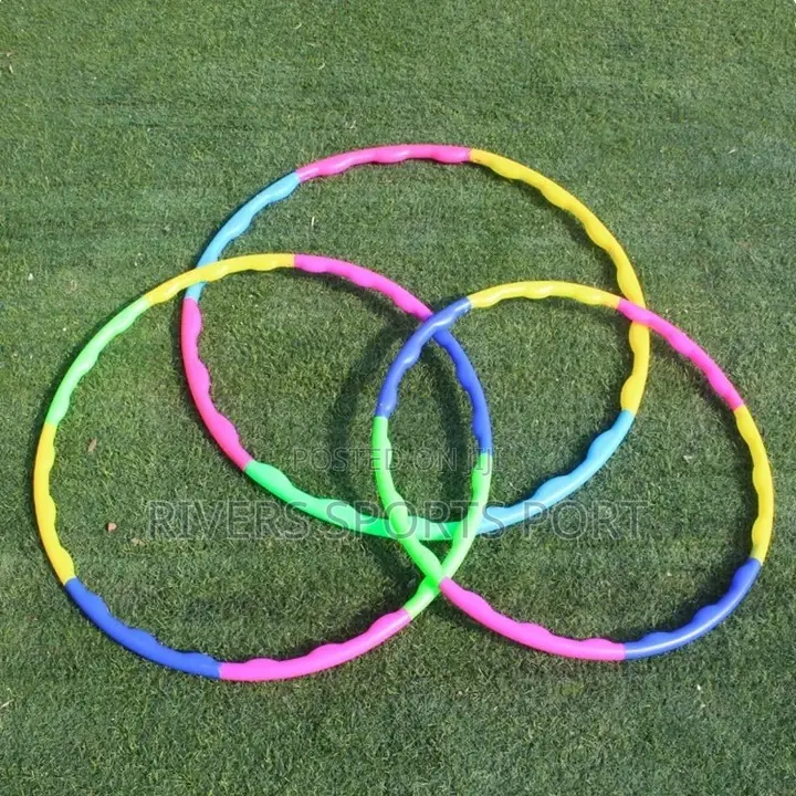 Multiple Coloured Hula Hoop Adjustable Ring for Kids Adult