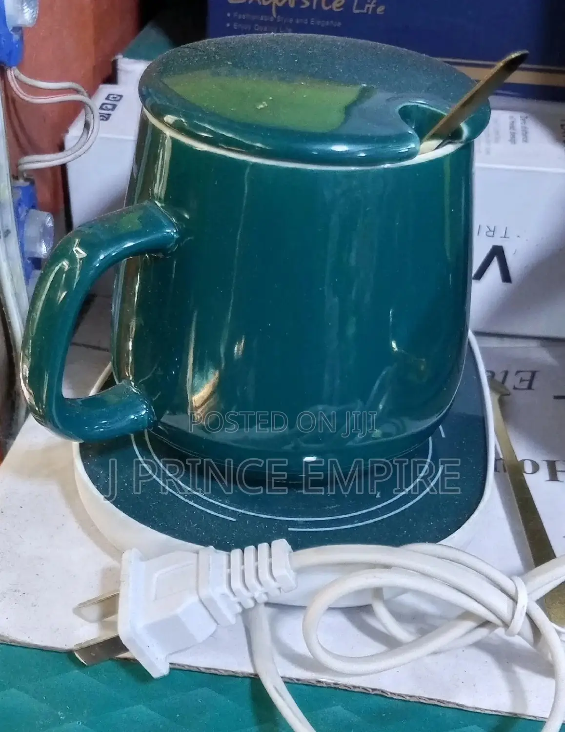 Electric Coffee Cup Warmer / Heater Pad Mug