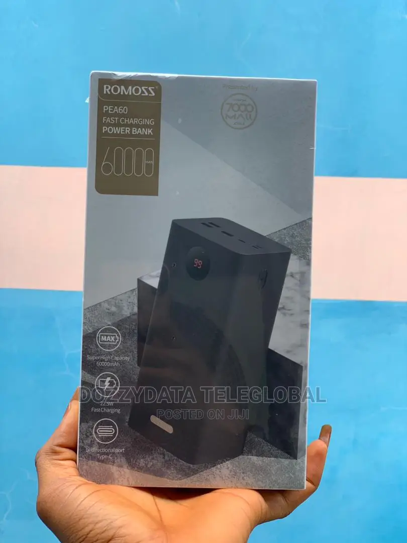 ROMOSS 60000mah High Capacity Power Bank, 22.5W Max PD 3.0