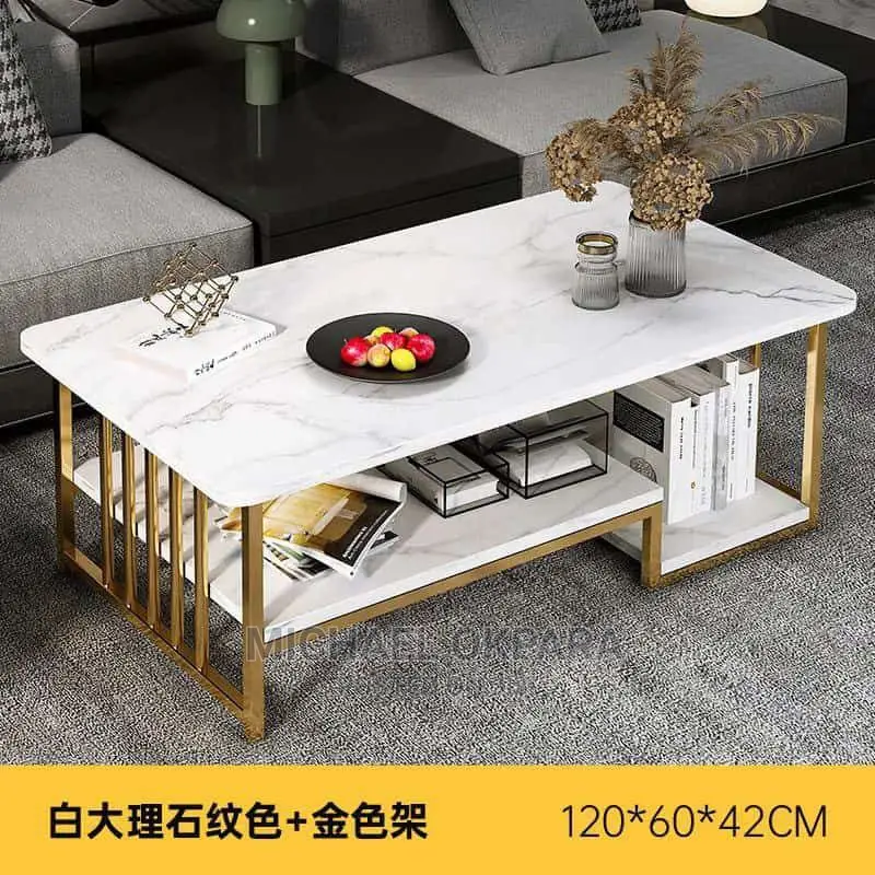 Coated Wooden Center Table