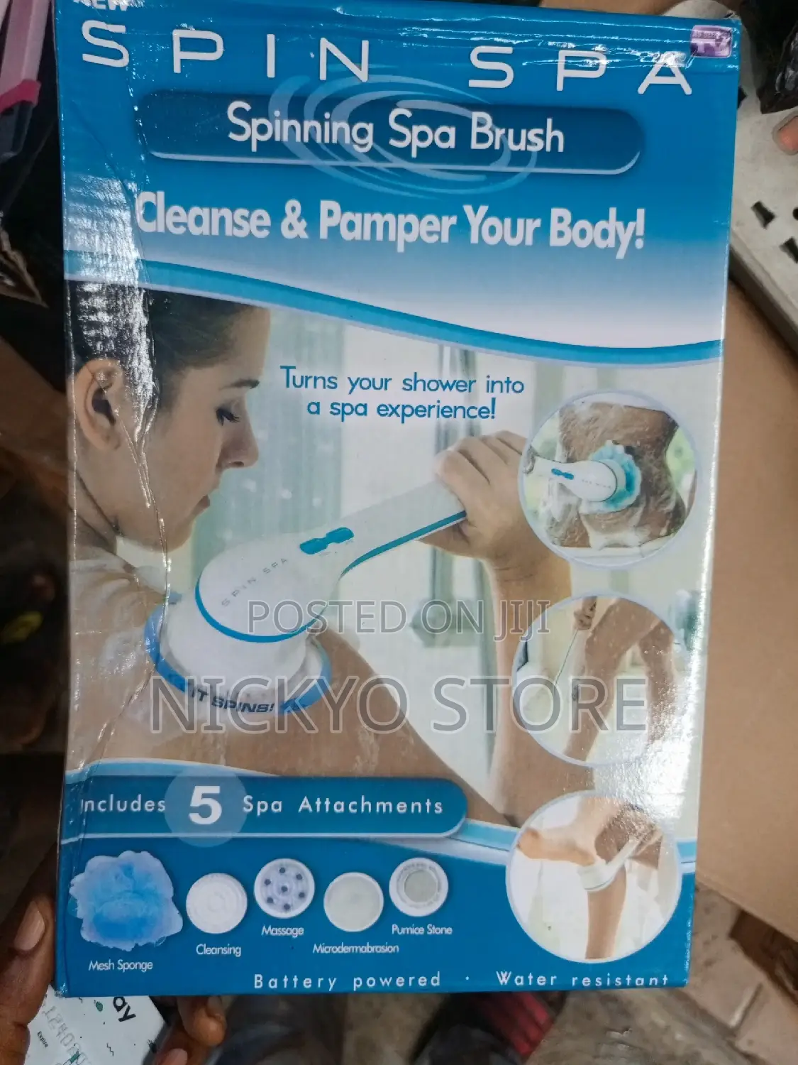 Electric Bath Spin Spa Body Brush