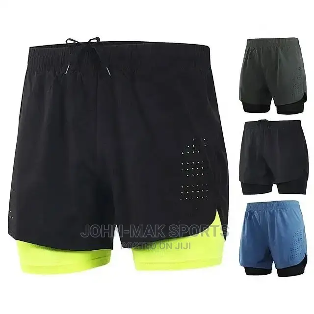 2-in-1 Sports Shorts for Men