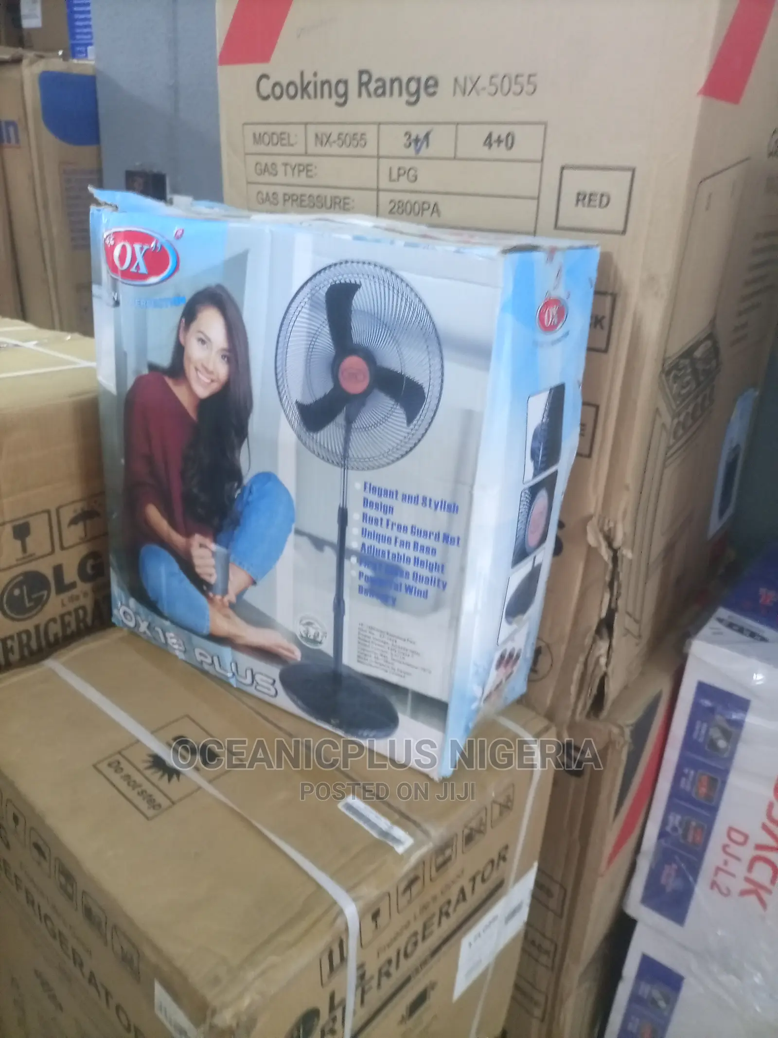 Best Selling OX 18 Nonrechargeable Standing Fan
