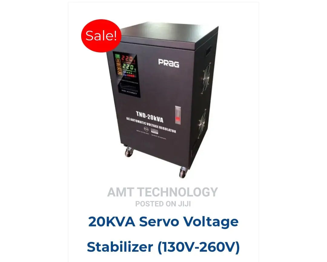 20kva Prag Servo Stabilizer 130v-260v