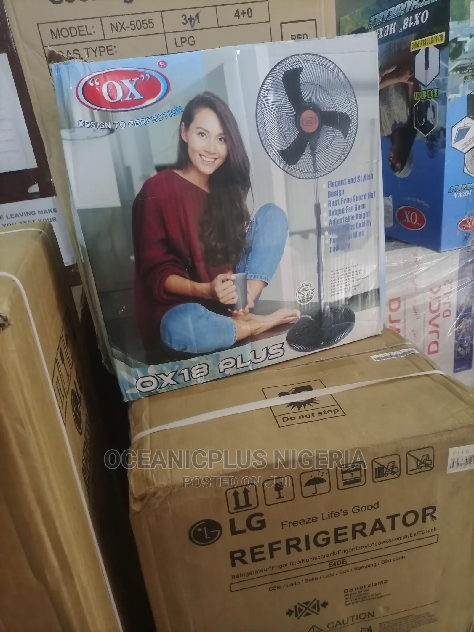 Top Selling OX 18 Inches Nonrechargeable Standing Fan
