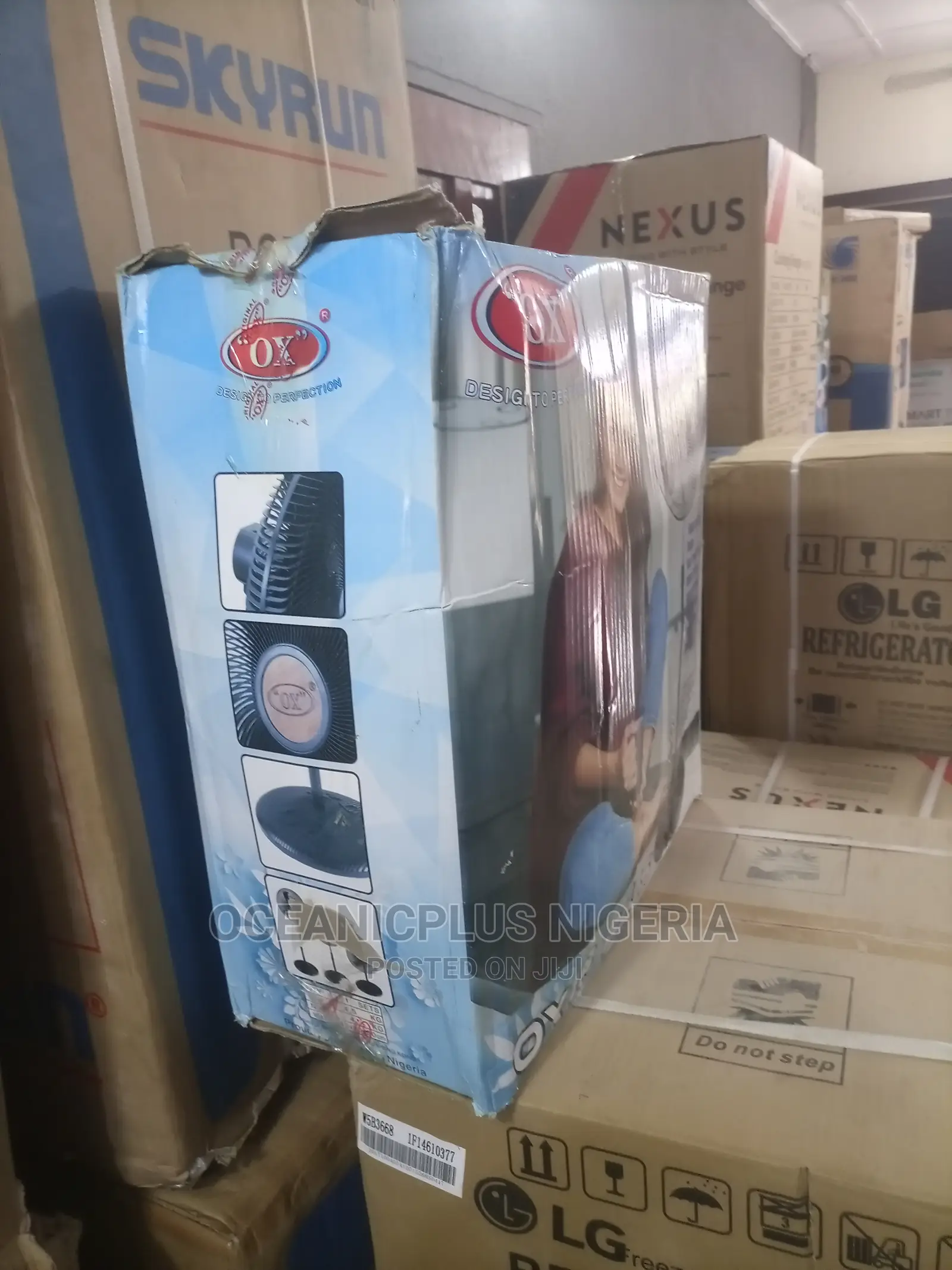 Very Good Ox18 Inches Nonrechargeable Standing Fan