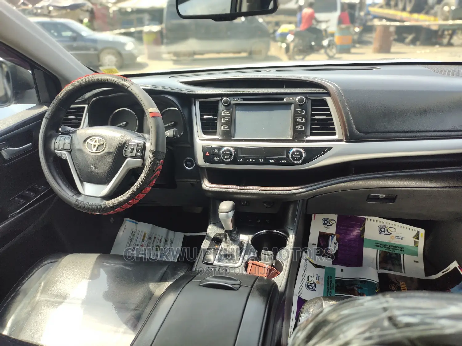 Toyota Highlander XLE 4x4 V6 (3.5L 6cyl 8A) 2017 Blue