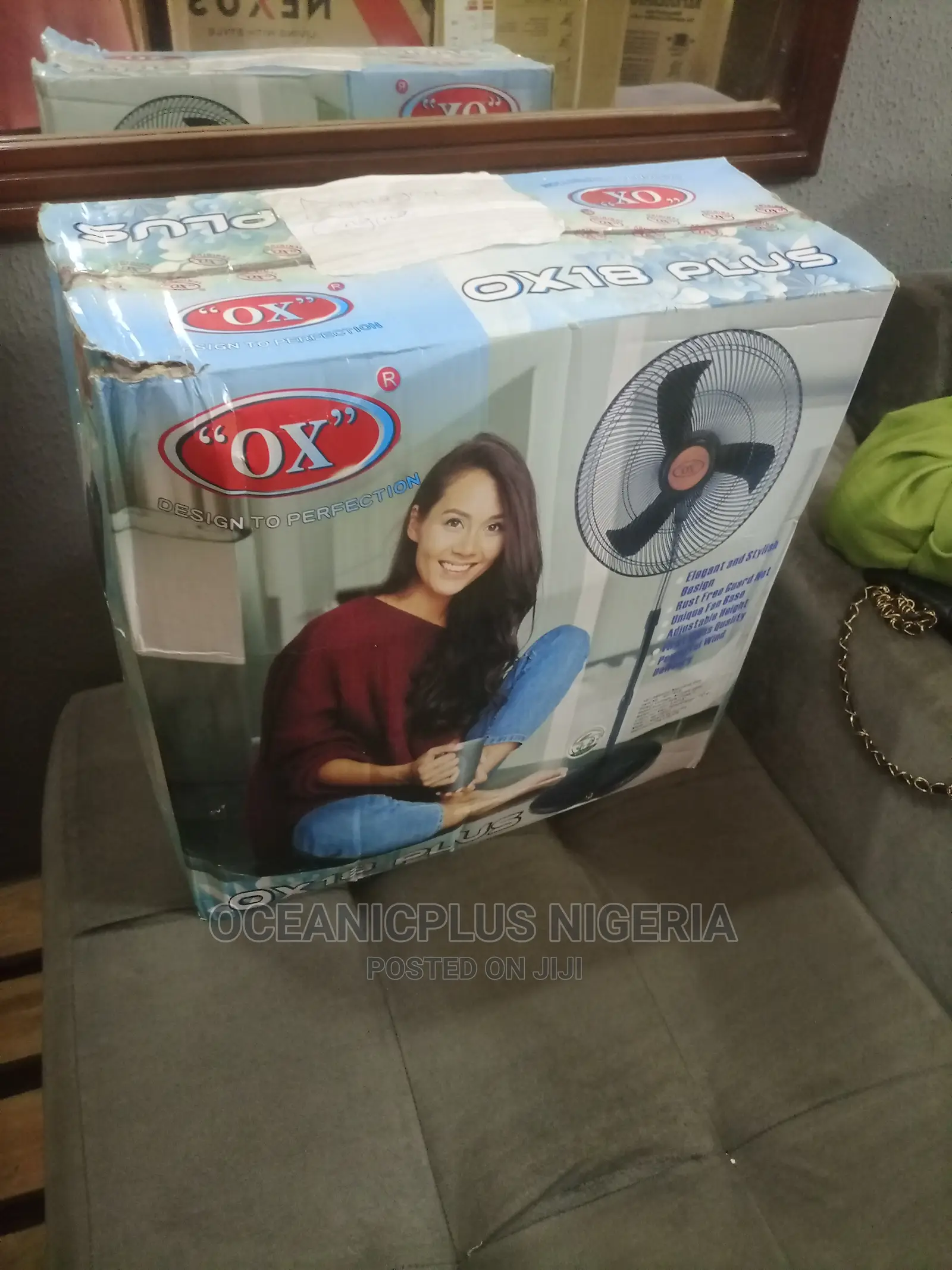 Top Notch OX 18 Inches Nonrechargeable Standing Fan