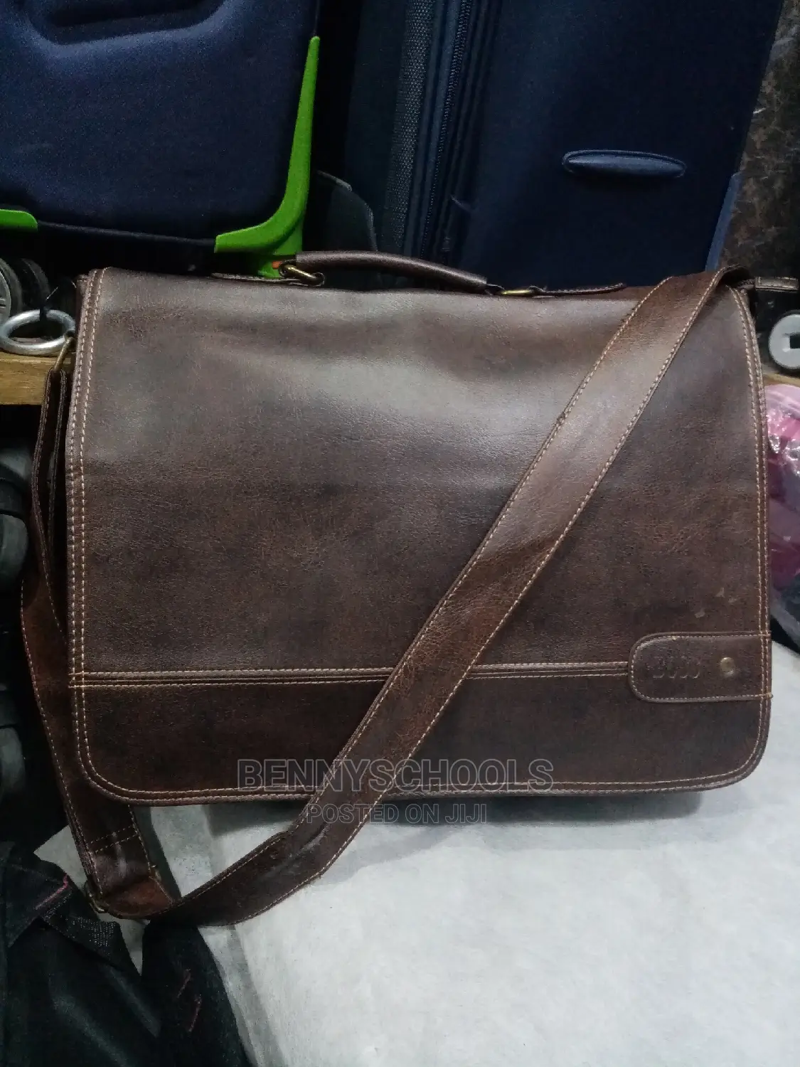 Brown Big Boss Leather Office, Laptop and Conference