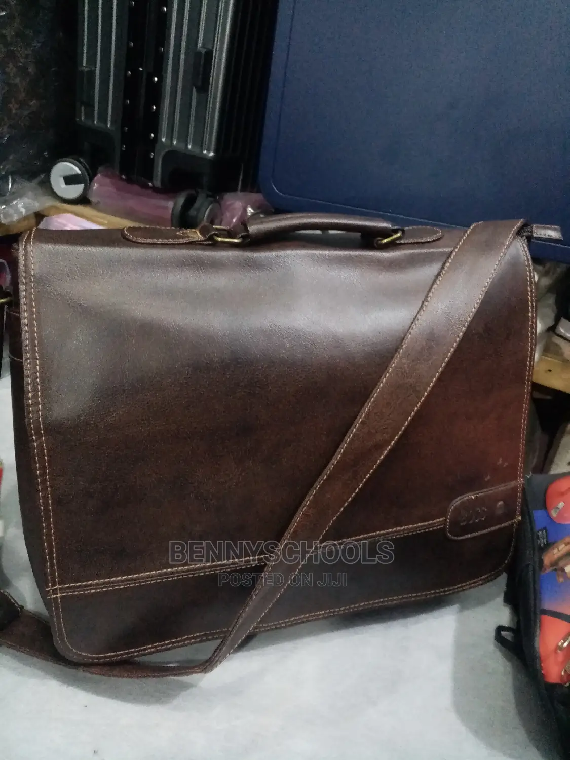 Brown Big Boss Leather Office, Laptop and Conference