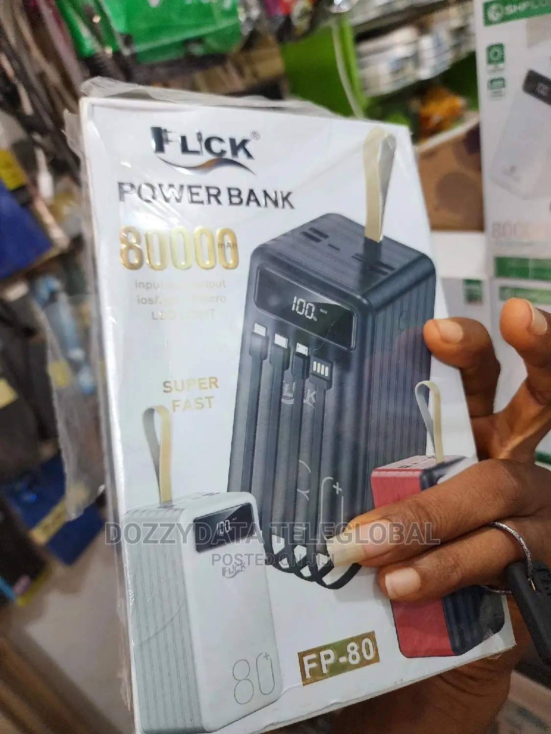 Flick 80,000mah Super Fast Powerbank