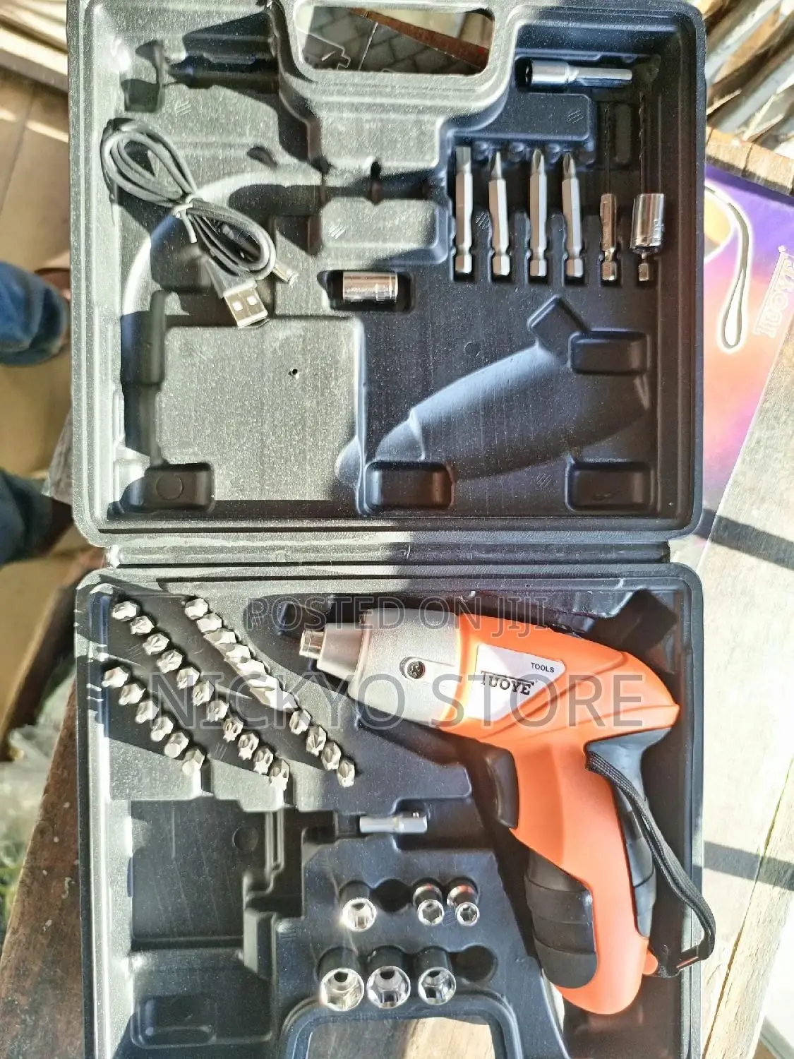 Rechargable Electric Screwdriver 45pcs Cordless Drill Sets