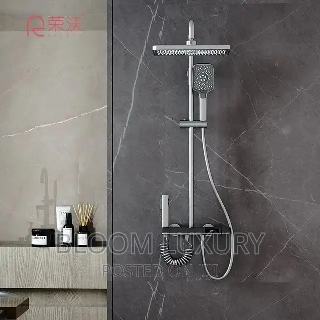 Grey Surface Luxury Shower 100 % Brass