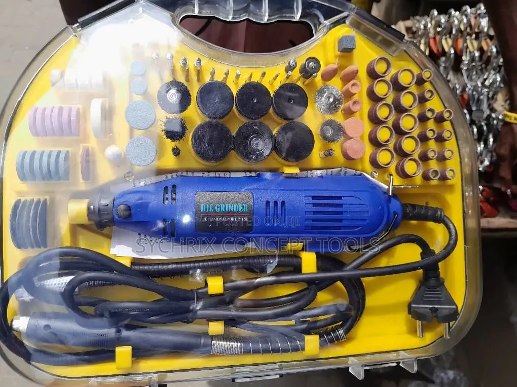 Electric Rotary Drill Grinder - Engraver - Polisher Tool Set