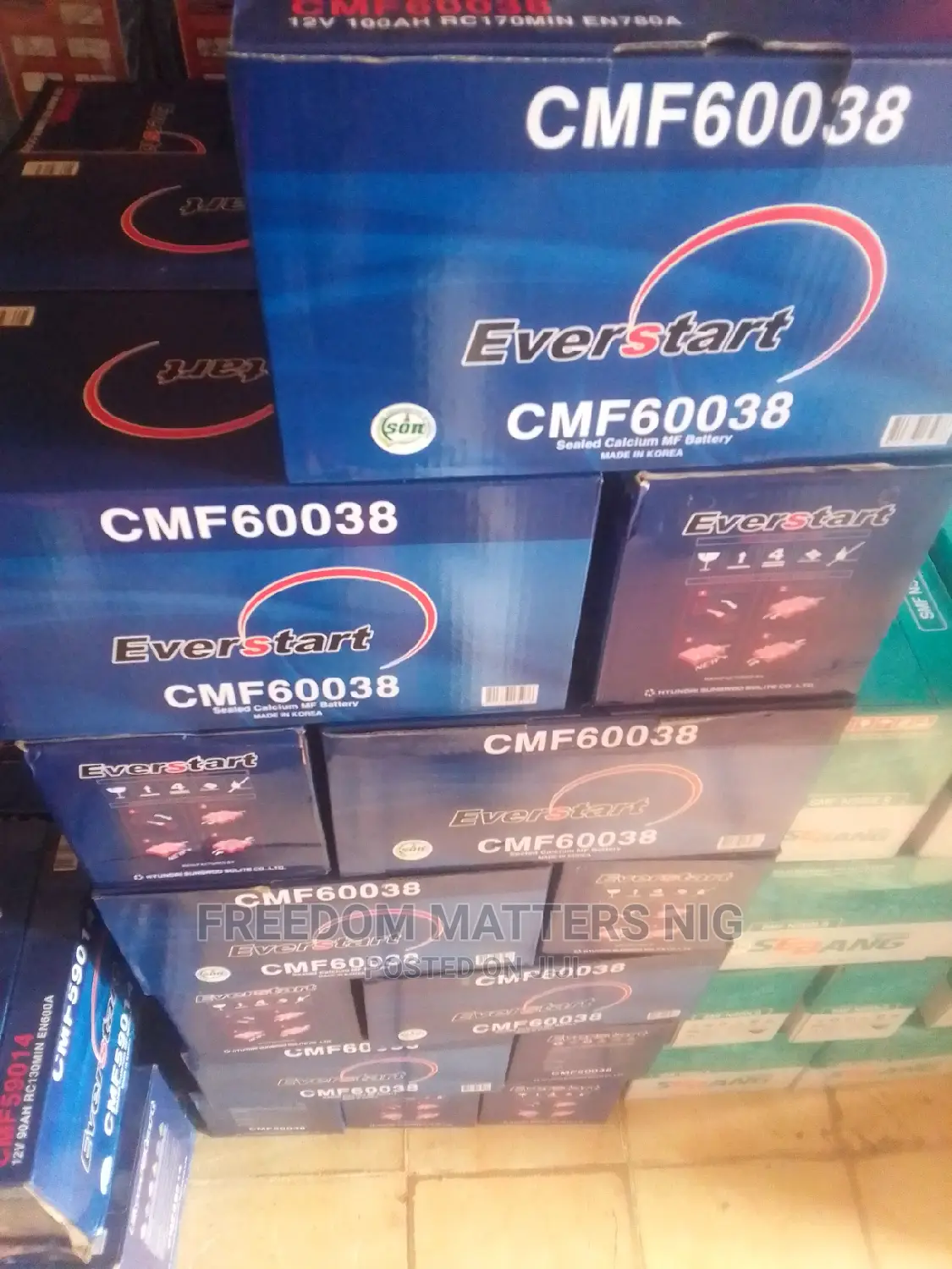Original Korea Car Battery Guaranteed