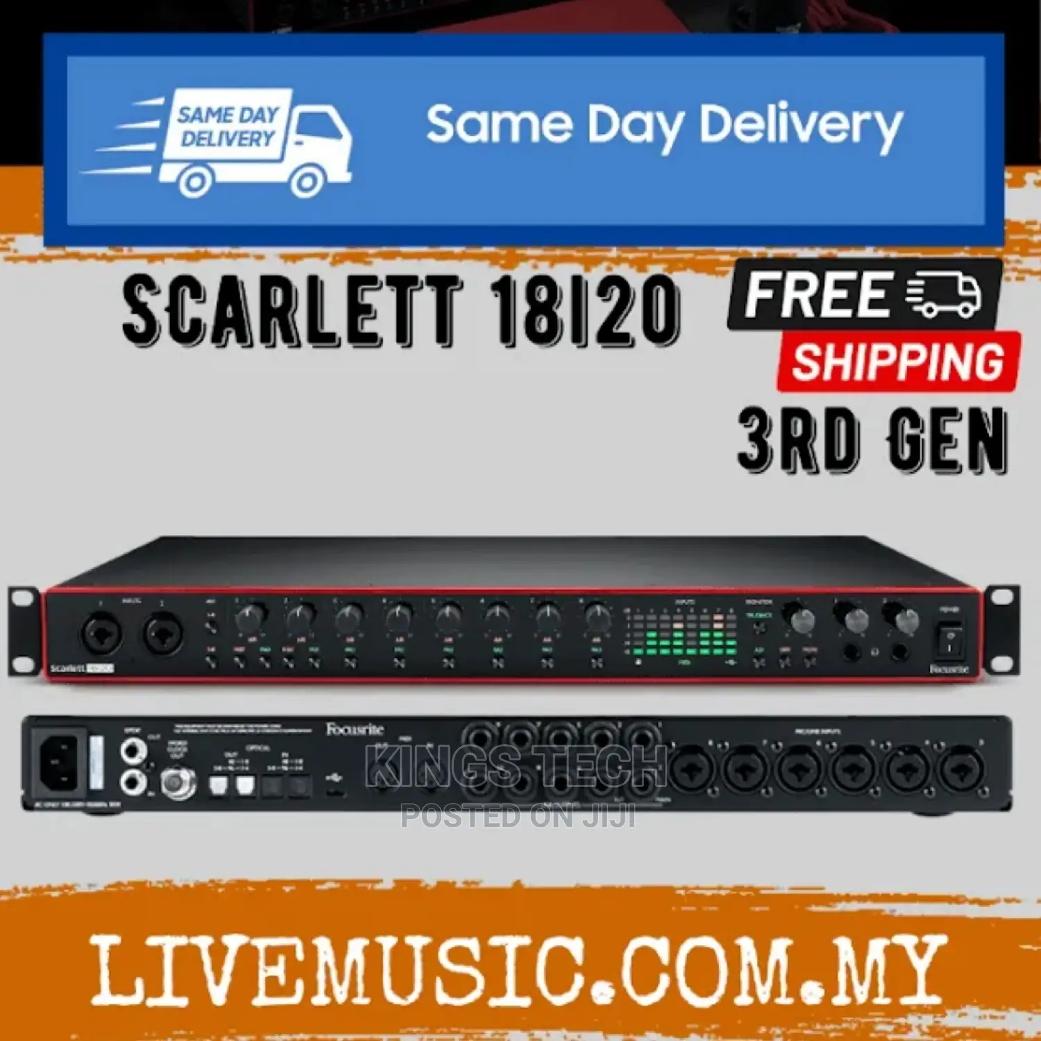 Scarlet 18i20 3rd Audio Interface