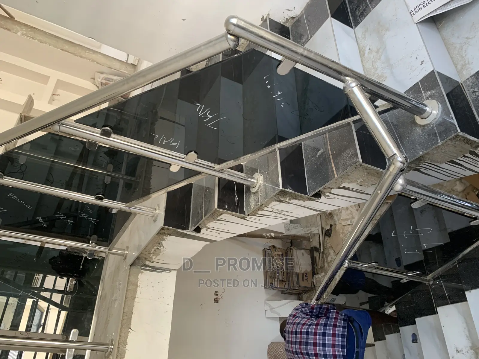 Step Glass Handrail