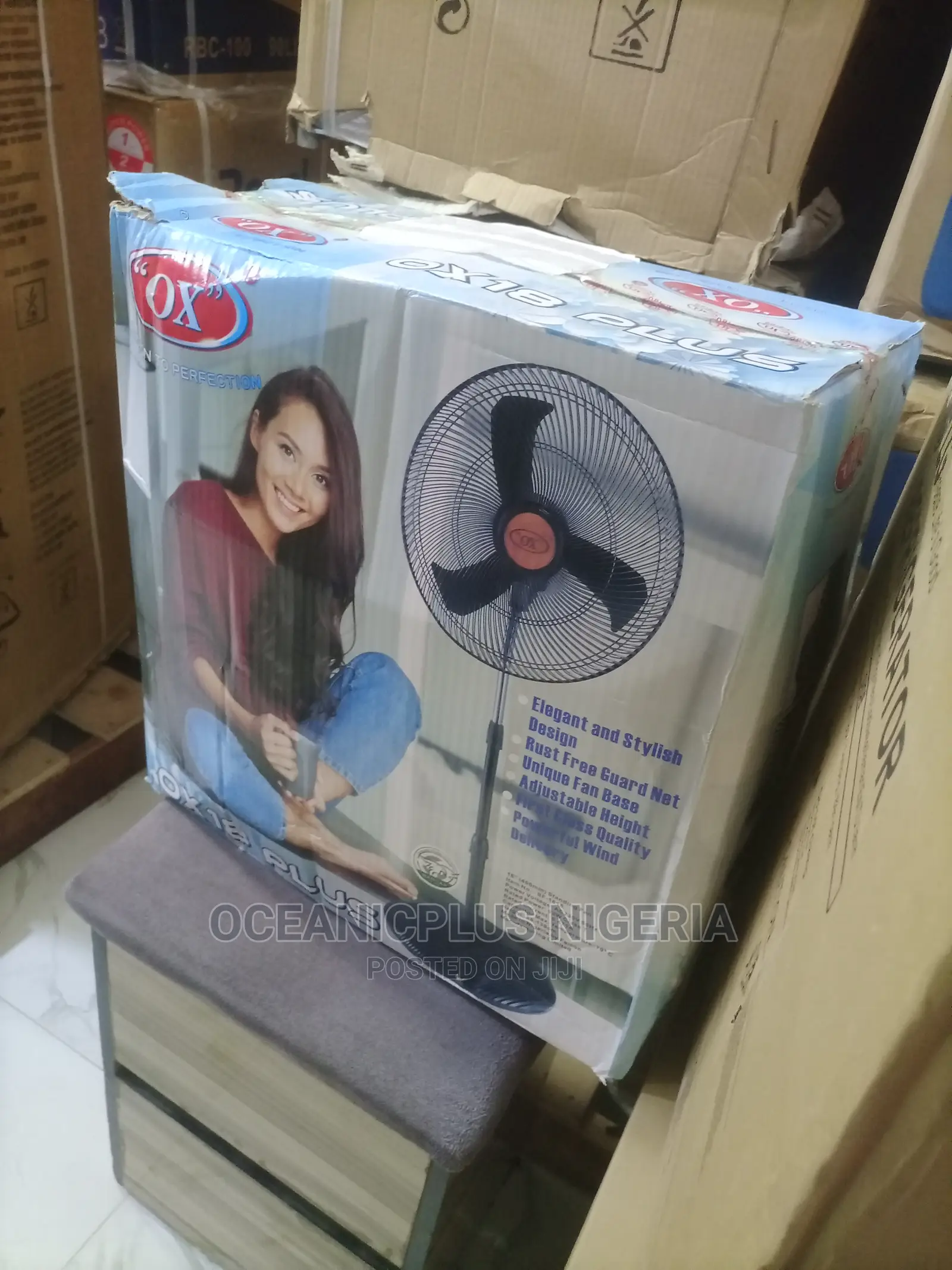 Affordable OX 18 Inches Nonrechargeable Standing Fan