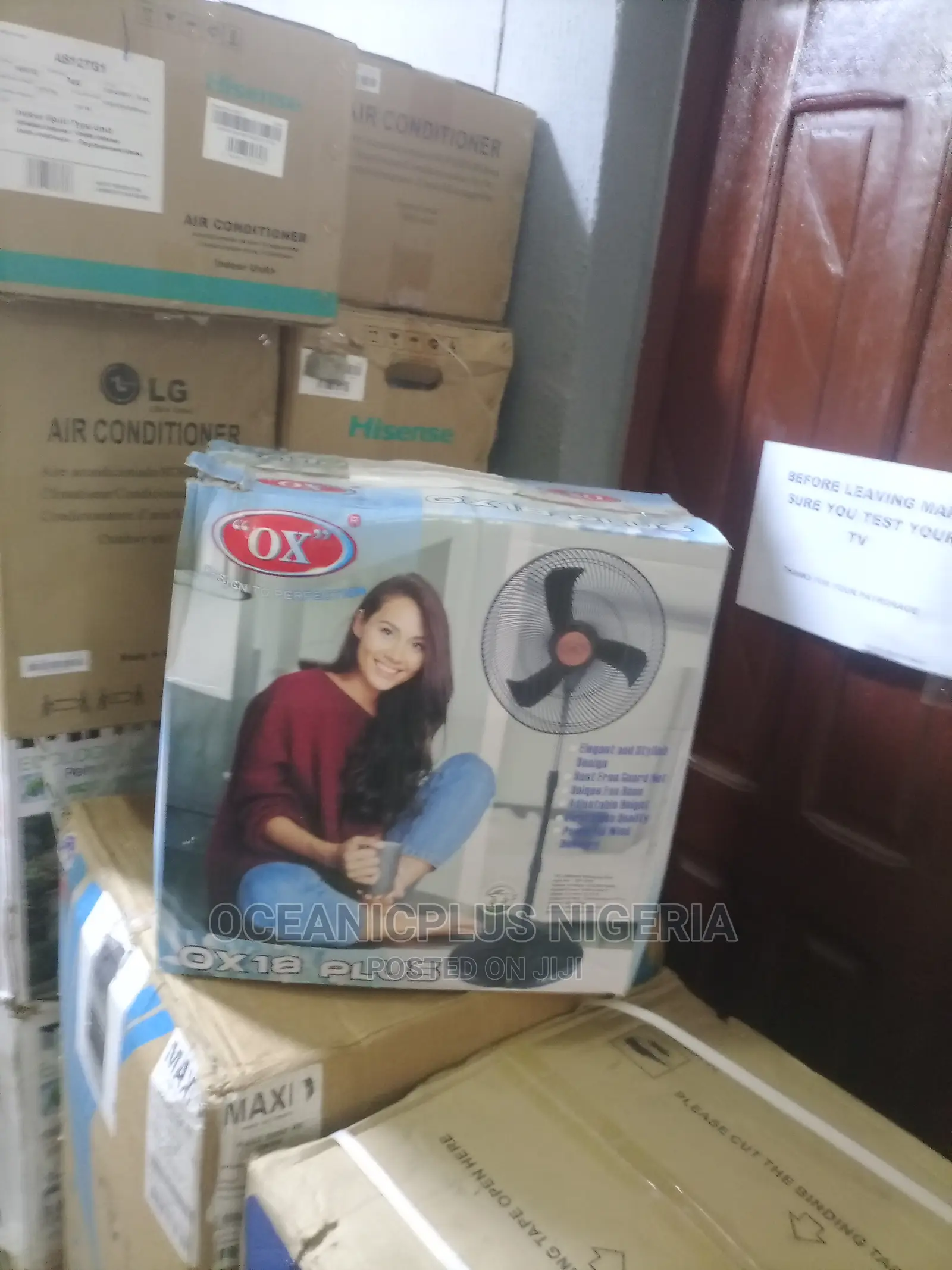 Suitable Ox18 Inches Nonrechargeable Standing Fan