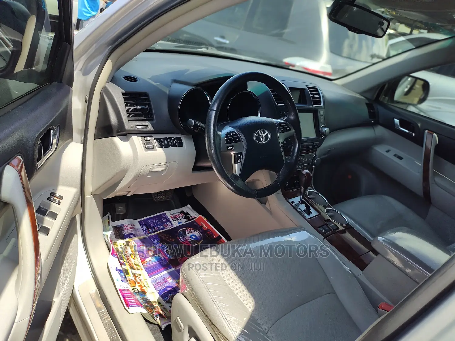 Toyota Highlander Limited 2012 Silver