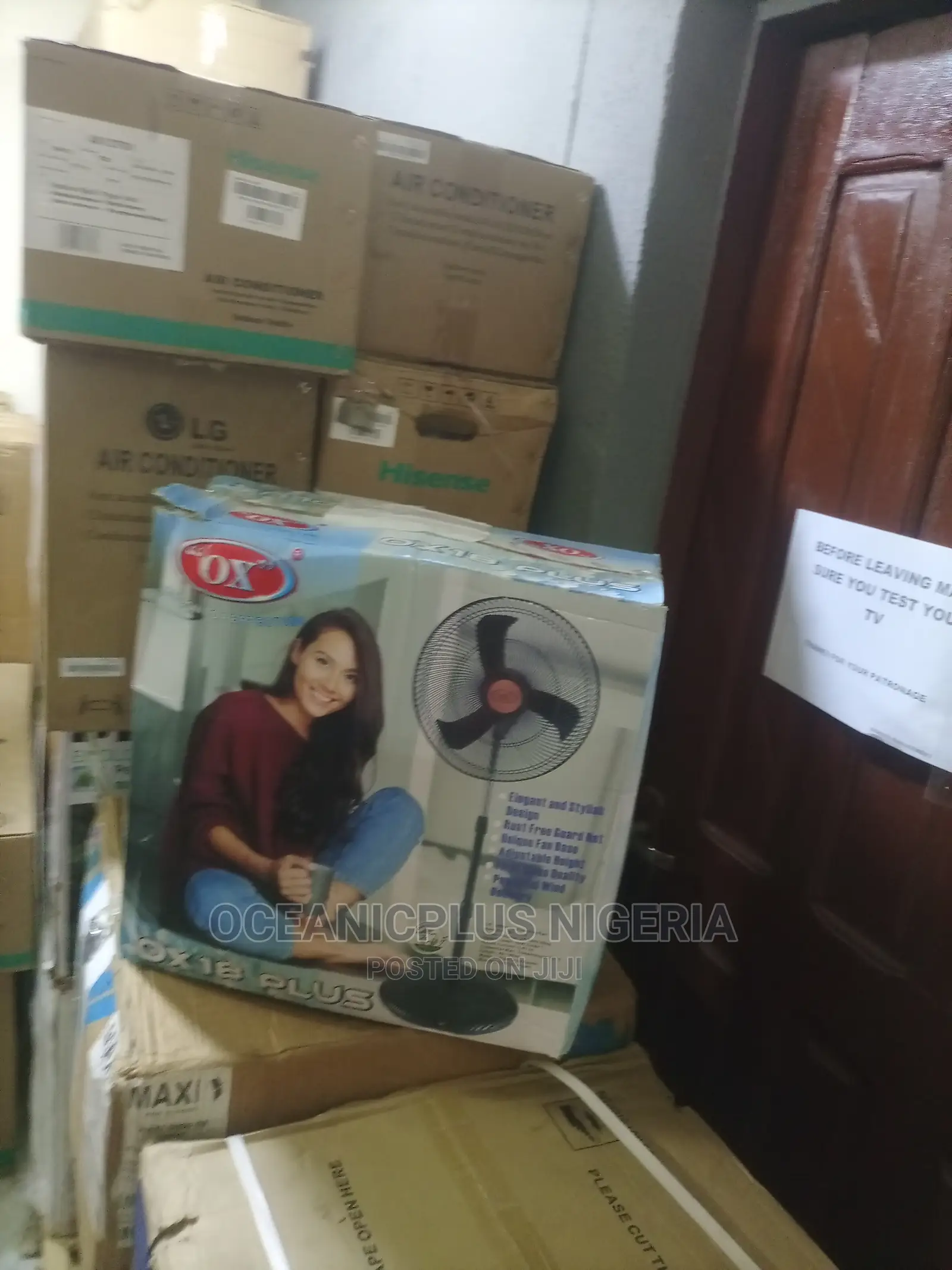 Original Ox18 Inches Nonrechargeable Standing Fan