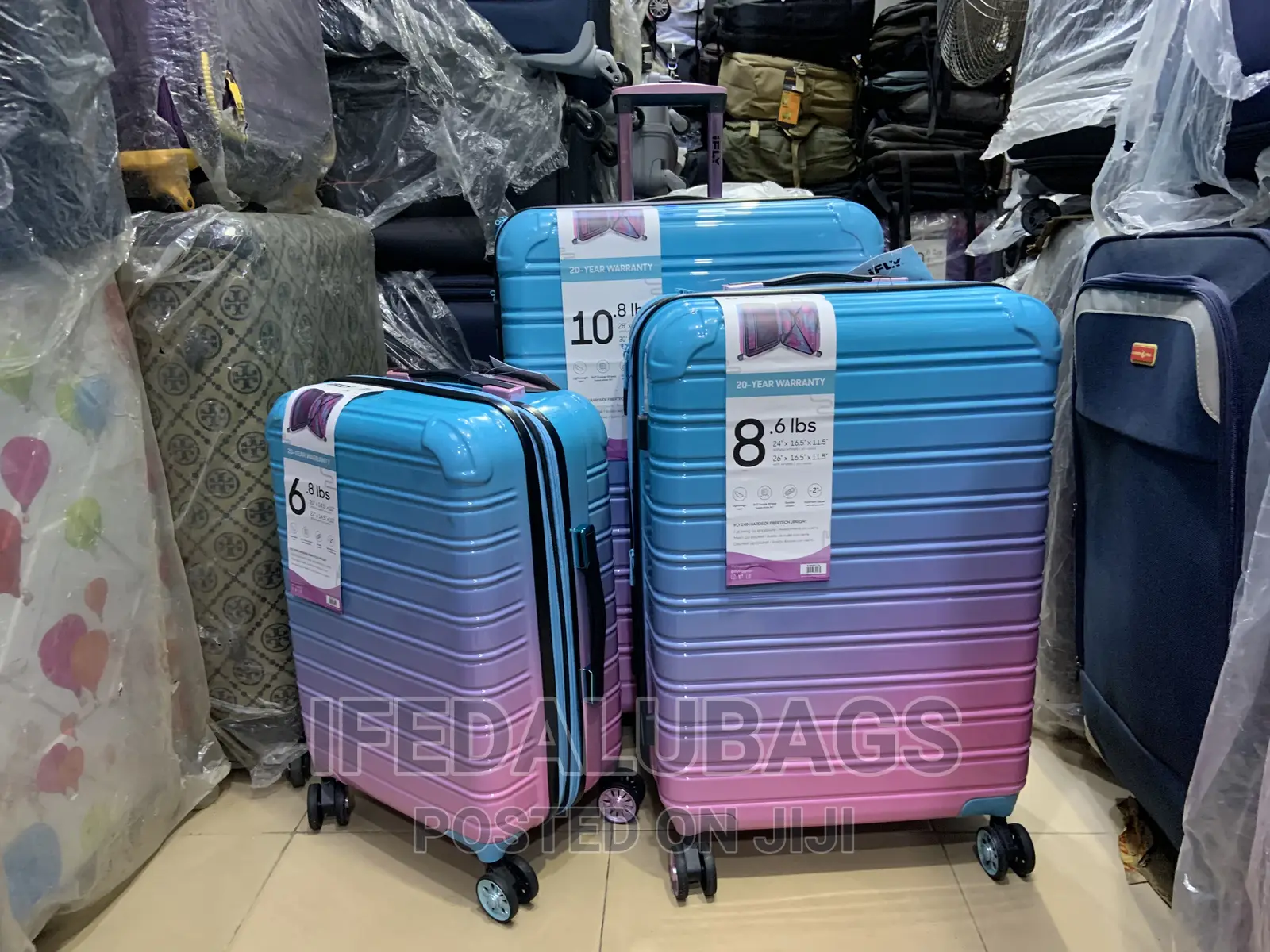 Set of Quality Ifly Travel Luggage With Expansion Zipper