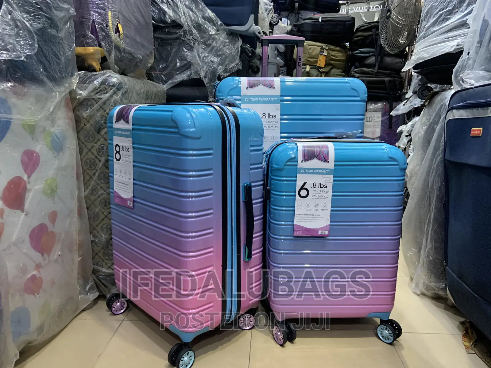 Set of Quality Ifly Travel Luggage With Expansion Zipper