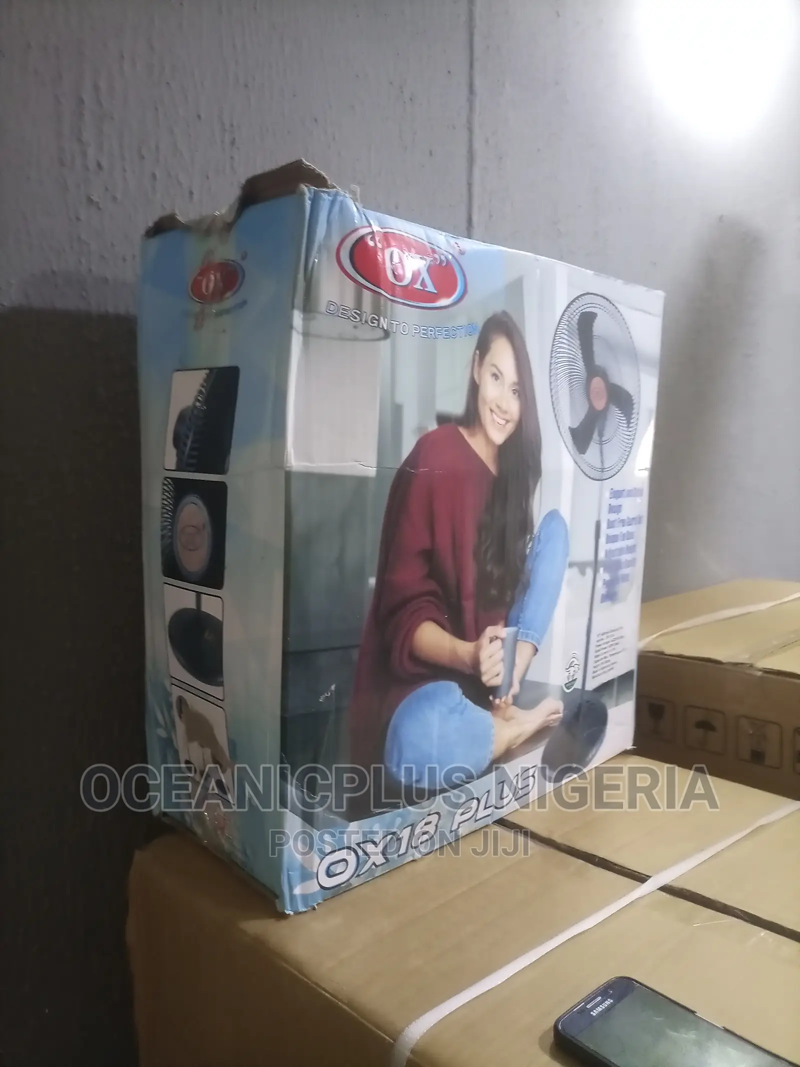 Capable Ox18 Inches Nonrechargeable Standing Fan
