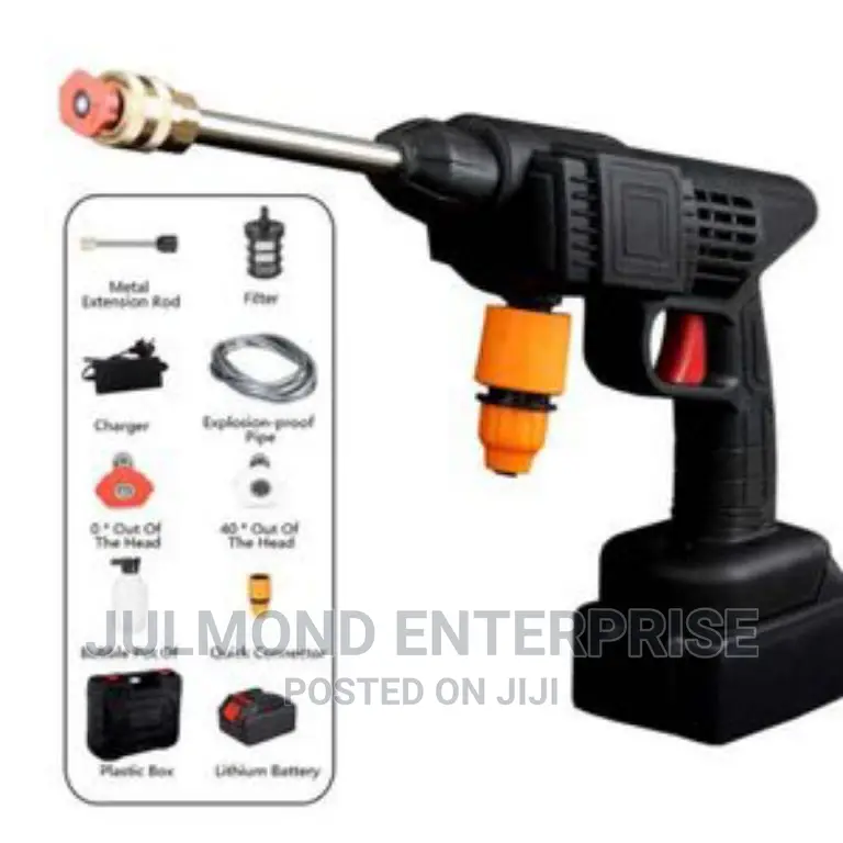 Portable Cordless High Pressure Multi Purpose Car Washer