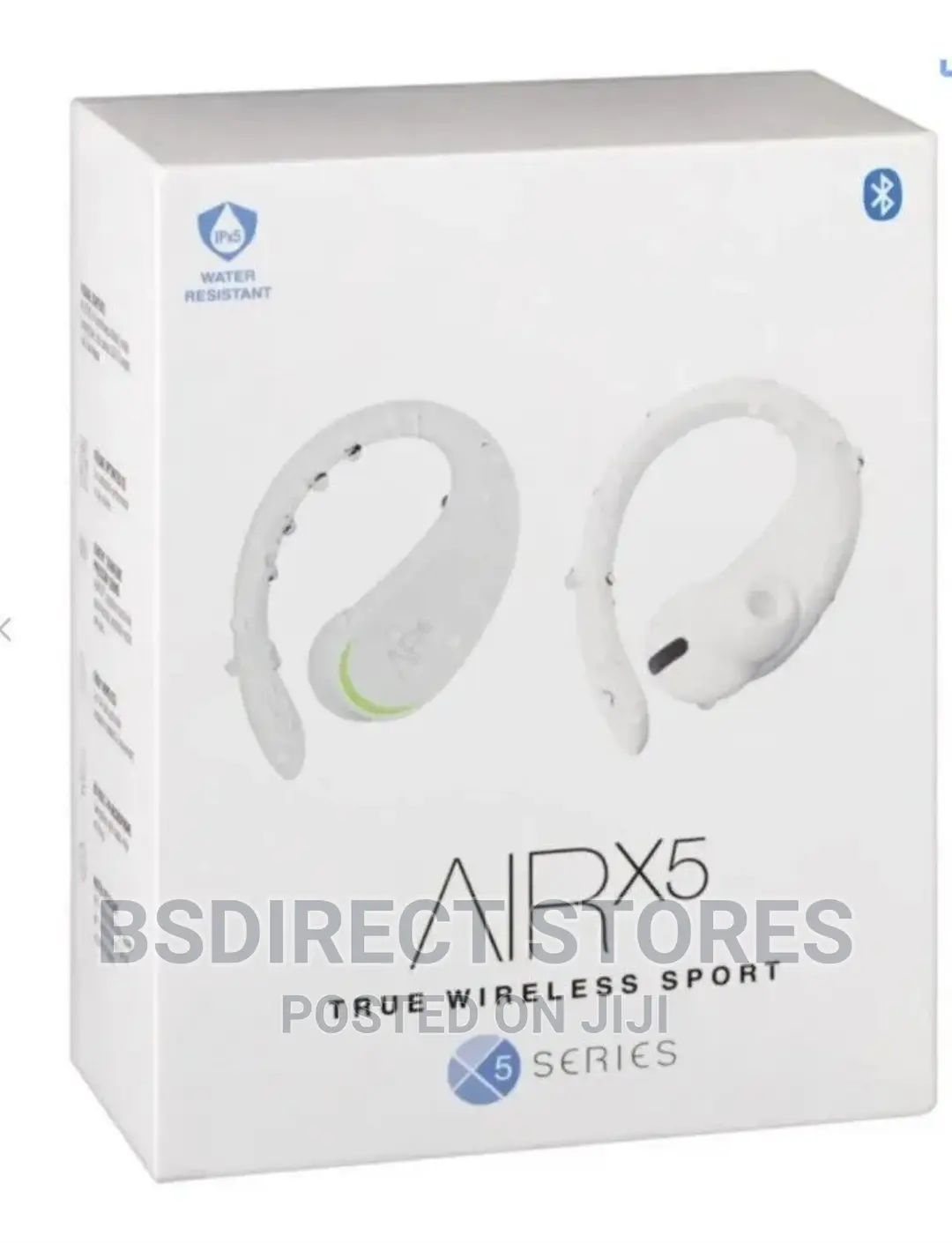 AIR X5 WHITE True Wireless Sport Earbuds With Case GENTEK