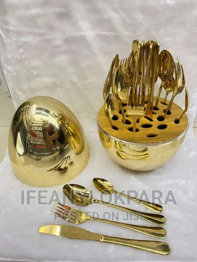 24pic Gold Spoon Sets