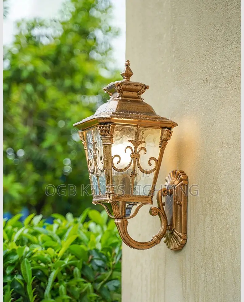 European Retro Exterior Outdoor Wall Lamp Waterproof