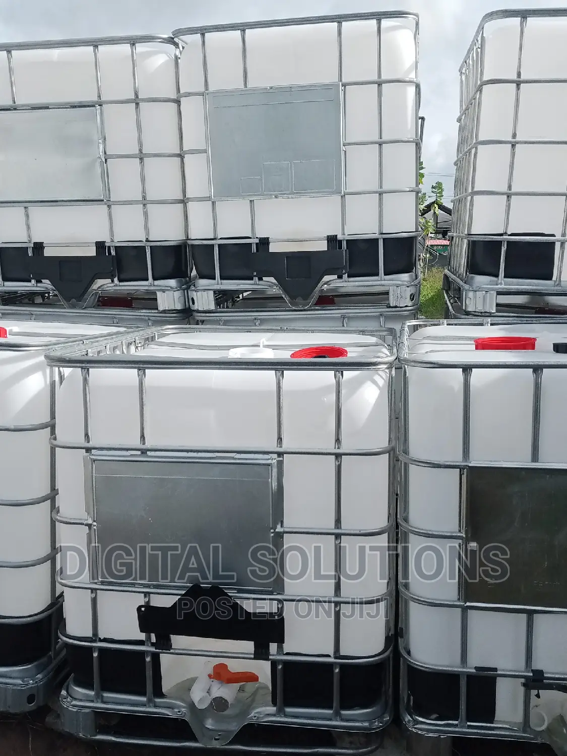 1000 Litres White Ibc Tank For Chemical Storage