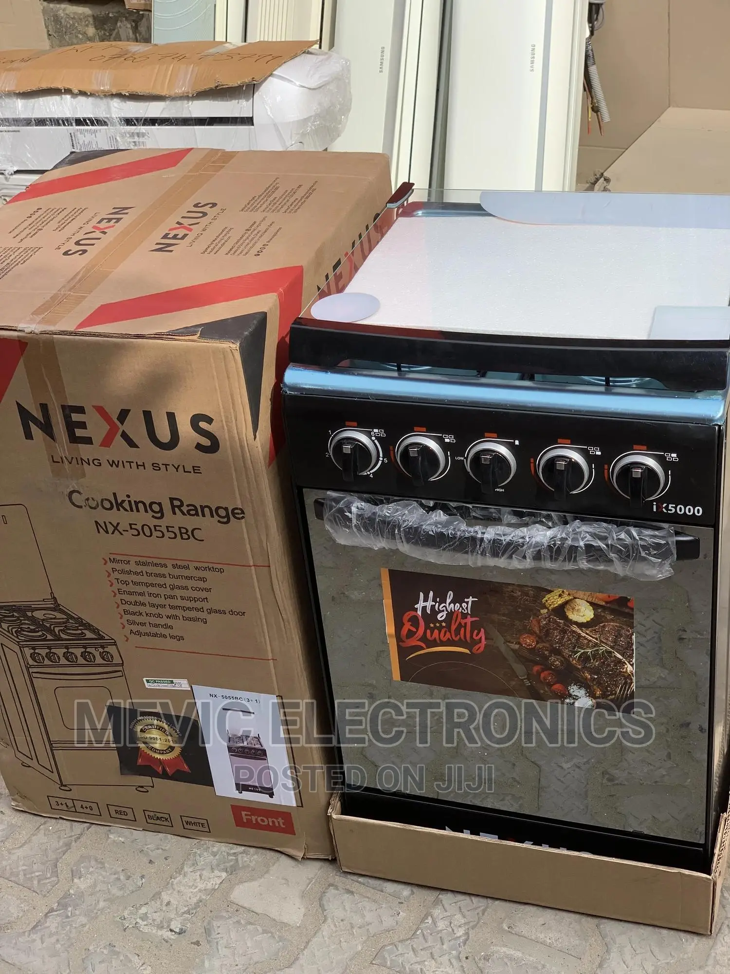 Nexus 3+1 Gas Cooker