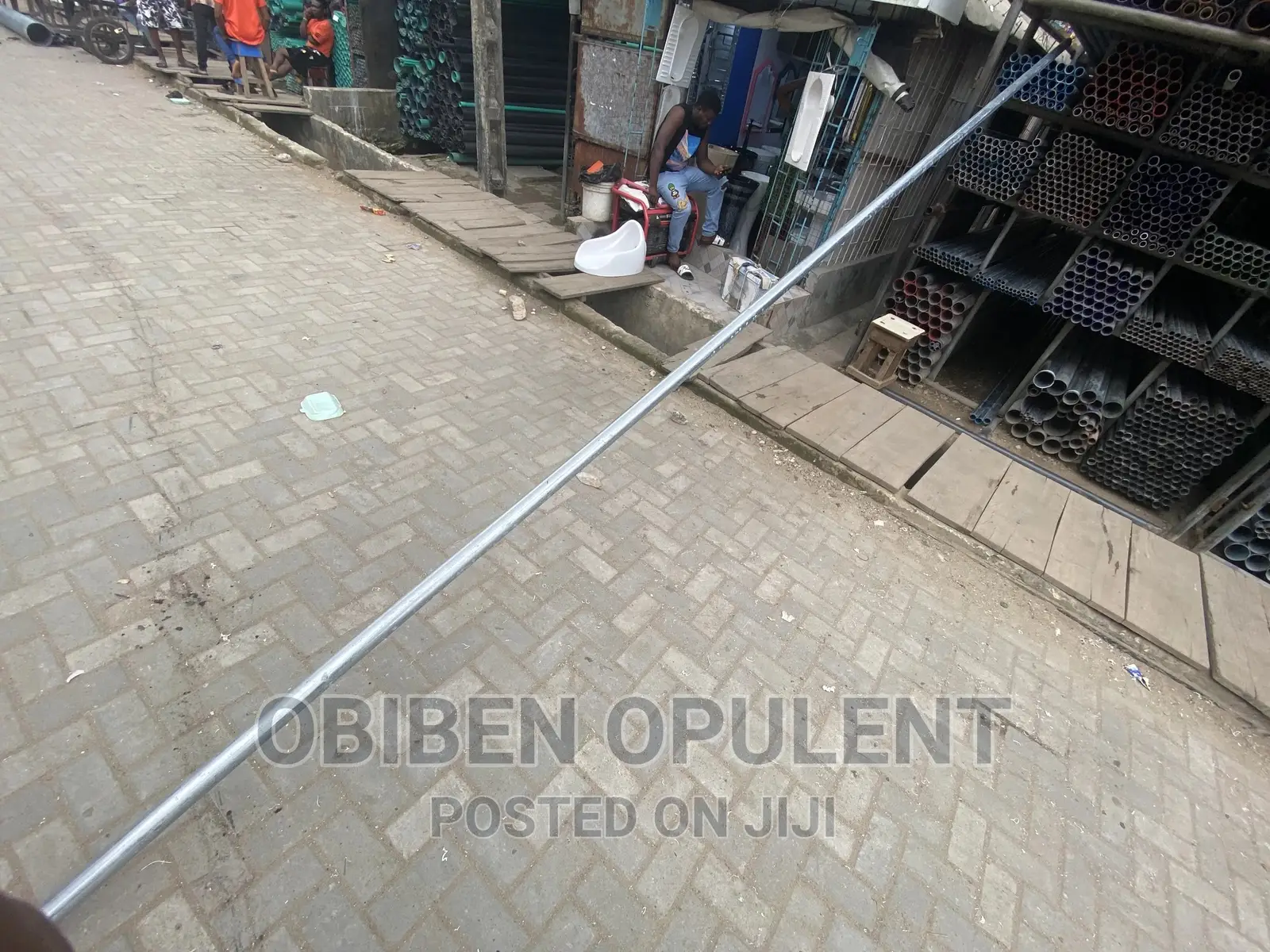 Hot Deep 1”1/2 Complete 3mm Original Galvanized Steel Pipe