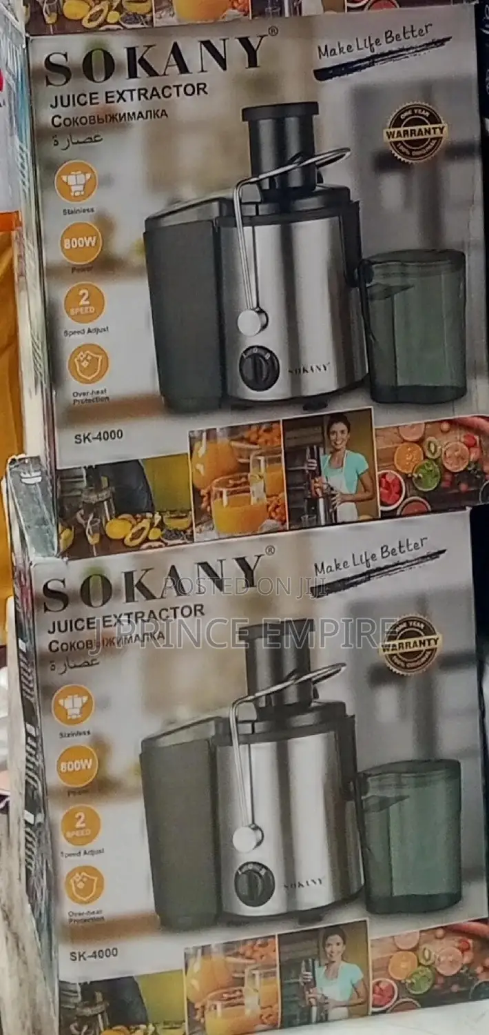Sokany Healthy Electric Diet Natural Fruits Juice Extractor