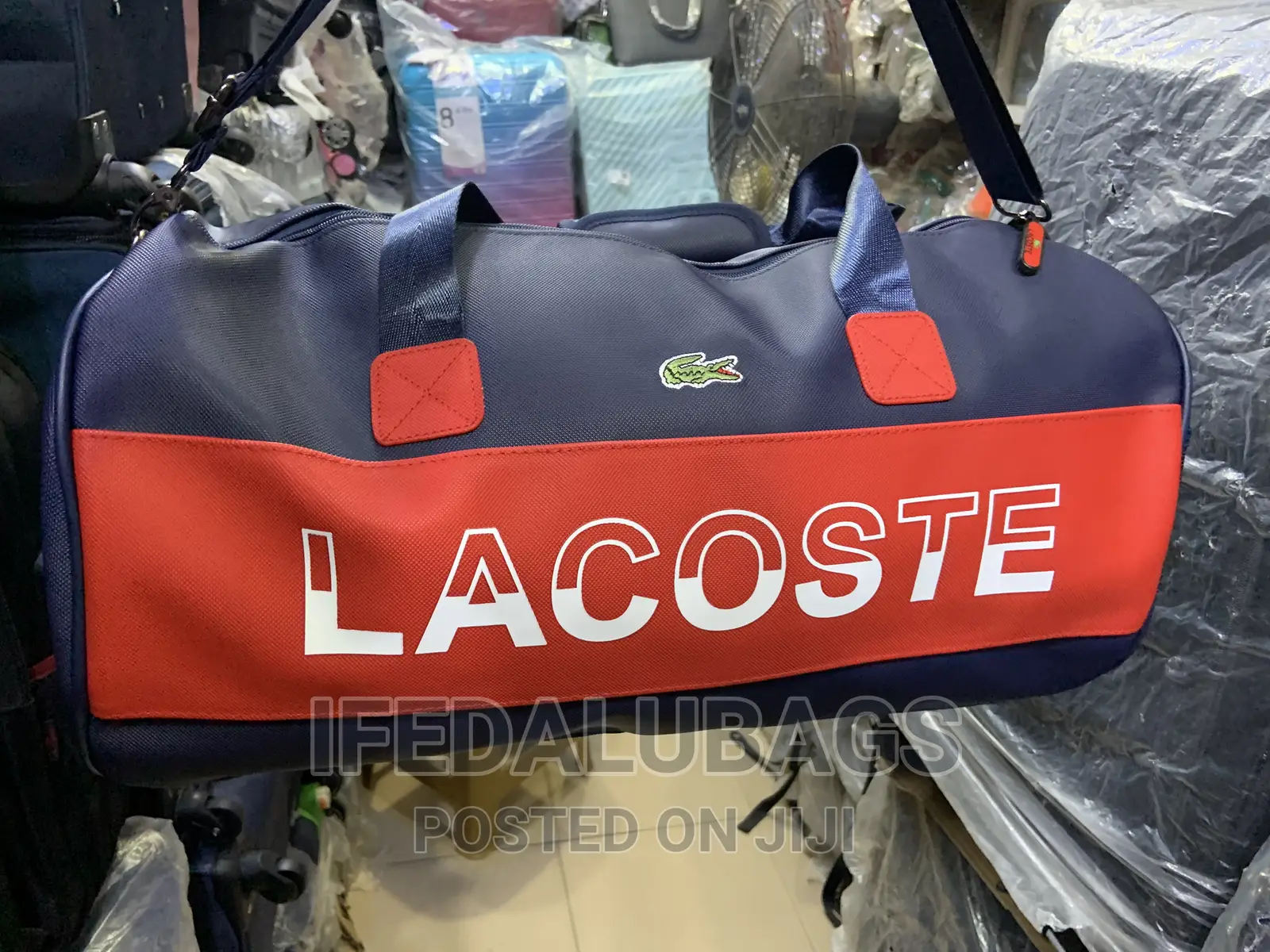 Quality Lacoste Duffel Travel Bag