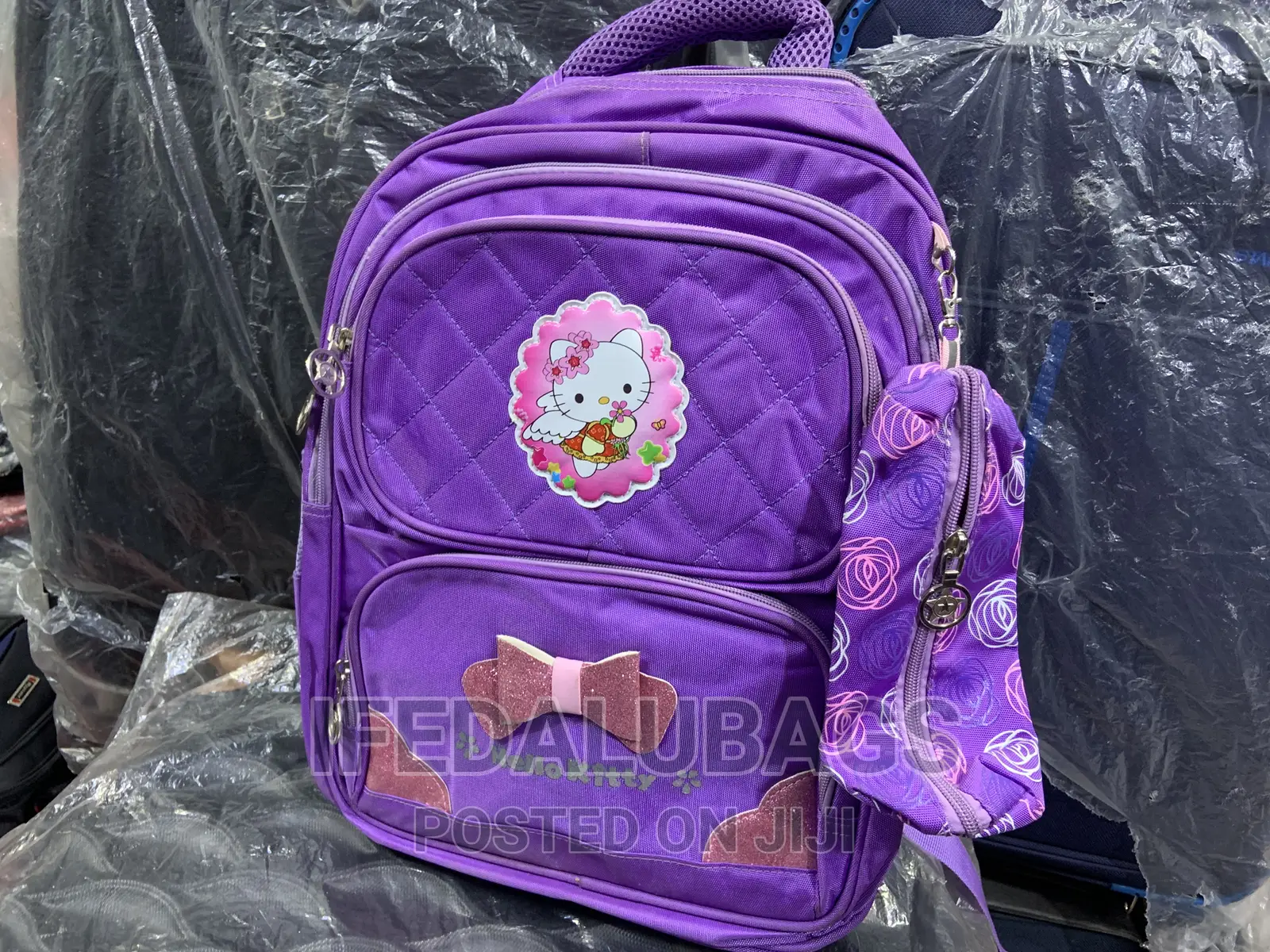 Quality Kids Stock Material School Bag With Pencil Case