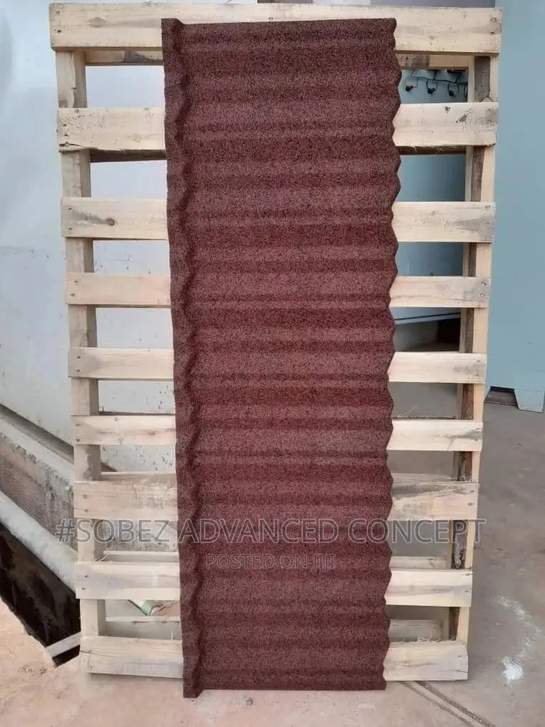 Red and Deep Green Milano Stone Coated Roof Tiles