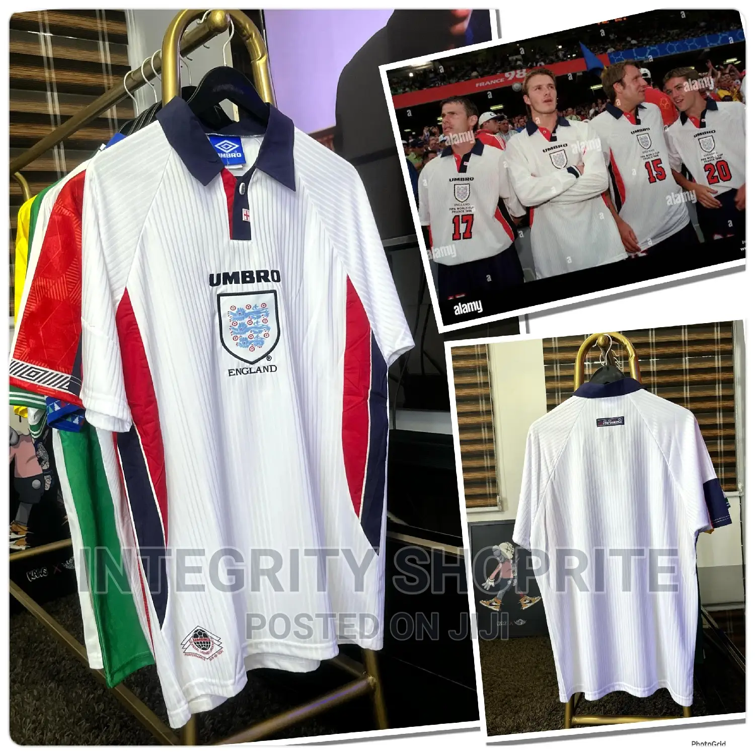 1990 - 1993 England Away Football Shirt.