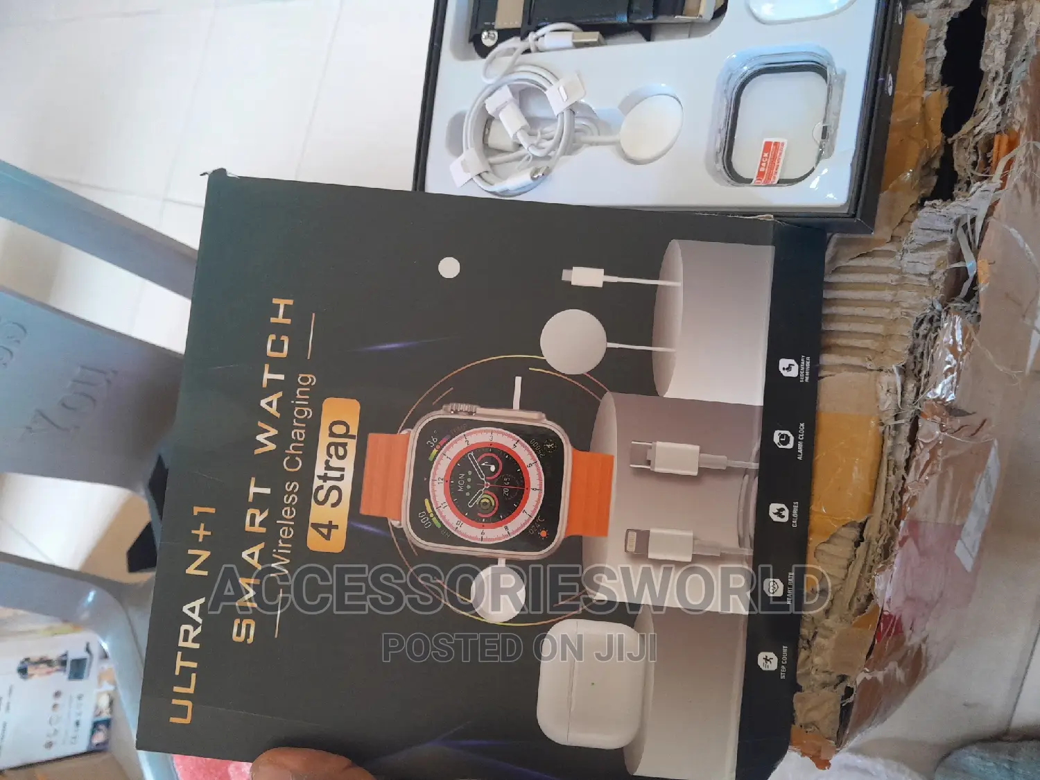 ULTRA N+1 Smartwatch Wireless Charging +Straps +Airpods