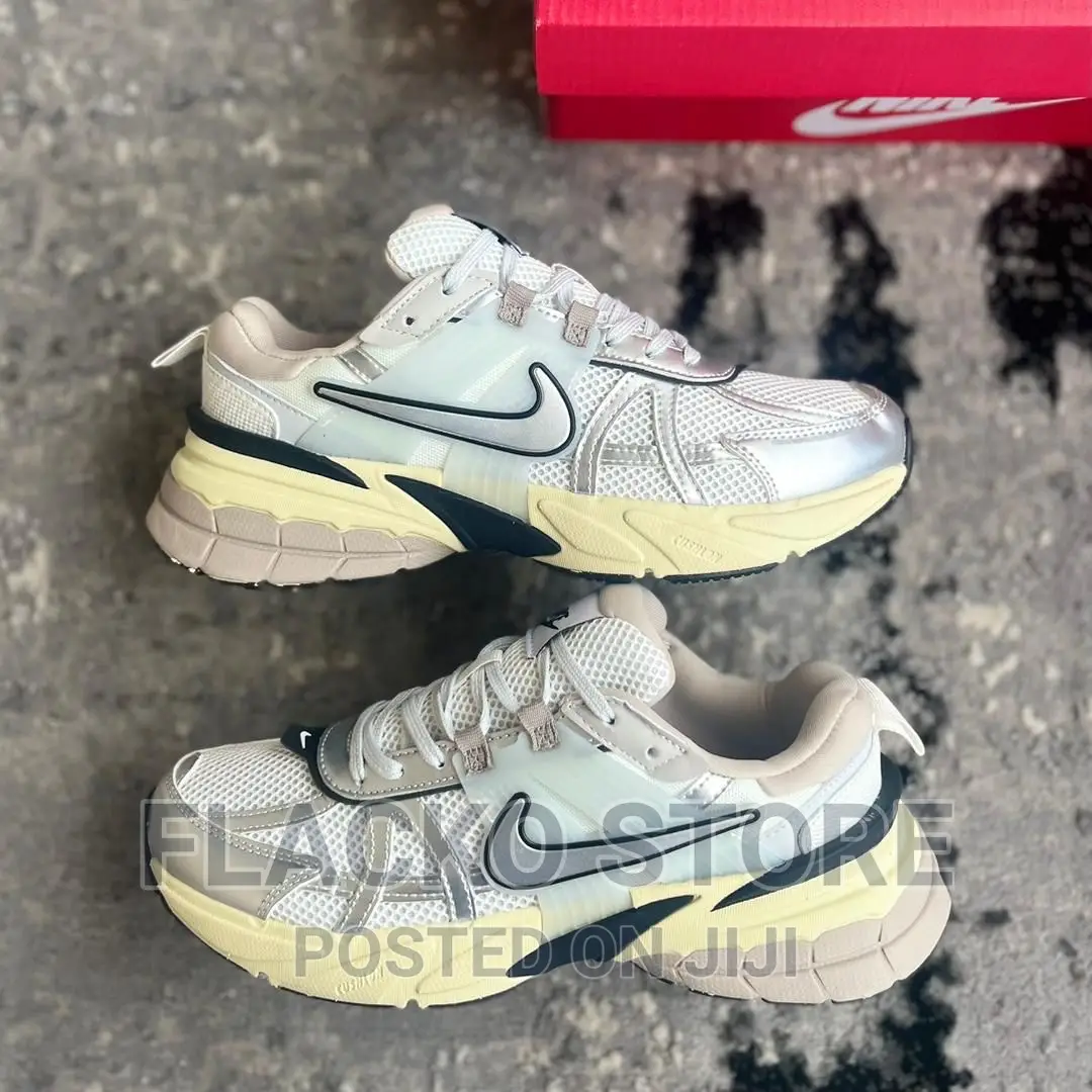 Original Nike V2K Run Runtekk White Metallic Silver Sneakers
